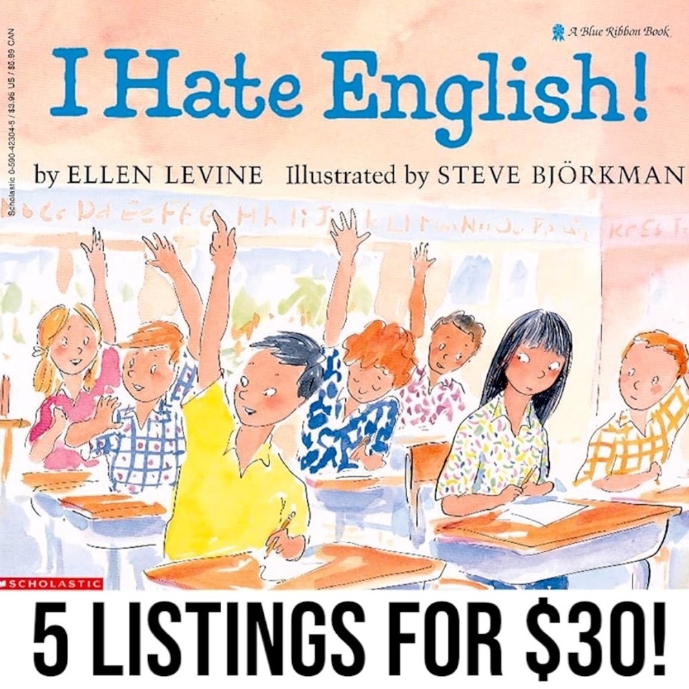 Vintage Scholastic Children’s Book ‘I Hate English!' Book A Blue Ribbon Book